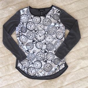 Style & Co Petite Clock Shirt